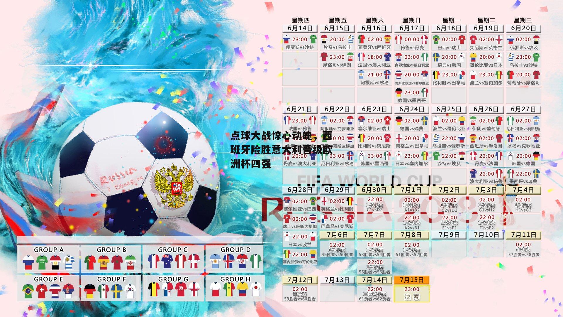 点球大战惊心动魄，西班牙险胜意大利晋级欧洲杯四强